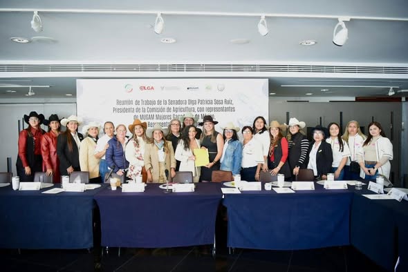 Encabeza Senadora Olga Sosa Ruiz reunión de trabajo con mujeres ganaderas de Tamaulipas.