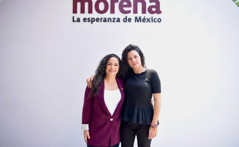 Senadora Olga Sosa sostiene encuentro con Luisa María Alcalde, presidenta nacional de Morena