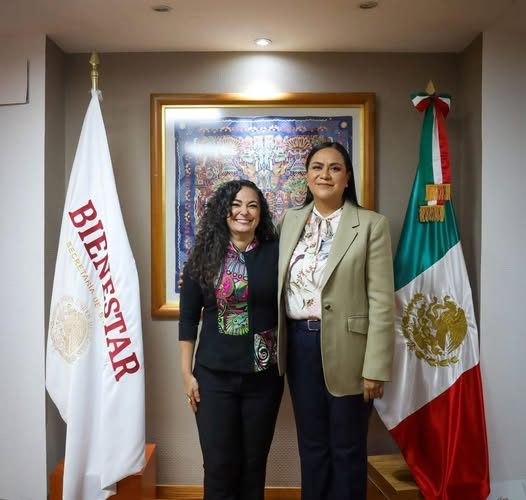 Olga Sosa de la comisión de Bienestar del Senado, sostienen reunión con Ariadna Montiel para fortalecer la política de bienestar del gobierno federal