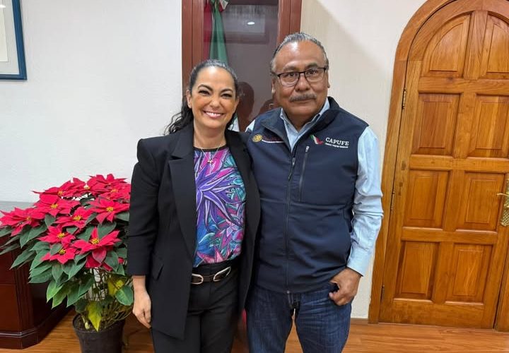 Senadora Olga Sosa Ruiz sostiene reunión de trabajo con director general de CAPUFE, Ing. Rubén Arturo Hernández Bermúdez; destacan: corredor del Golfo y apoyo carretero