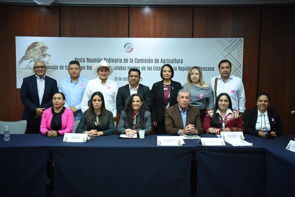 Comisión de agricultura recibe a diputadas y diputados de congresos locales para dialogar sobre las necesidades del campo mexicano.