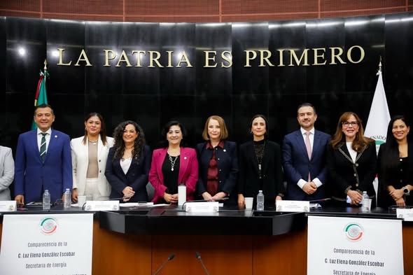 Nuevo modelo energético pone en el centro la justicia energética: senadora Olga Sosa en la comparecencia de la secretaria de energía, Luz Elena González.