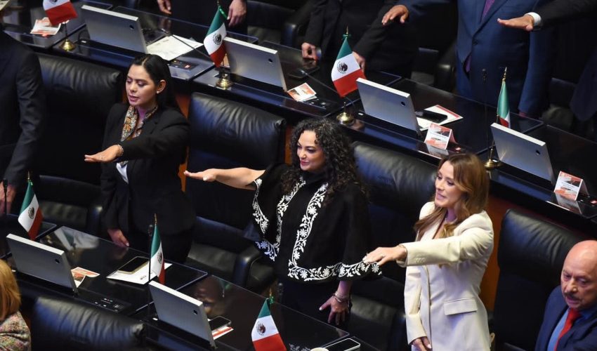 Olga Sosa rinde protesta como senadora de la república por Tamaulipas