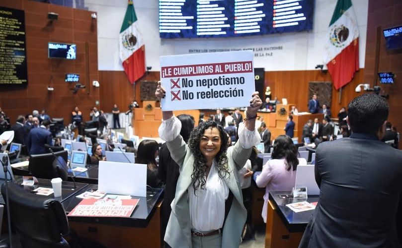 Ni nepotismo ni reelección: democracia auténtica: Olga Sosa
