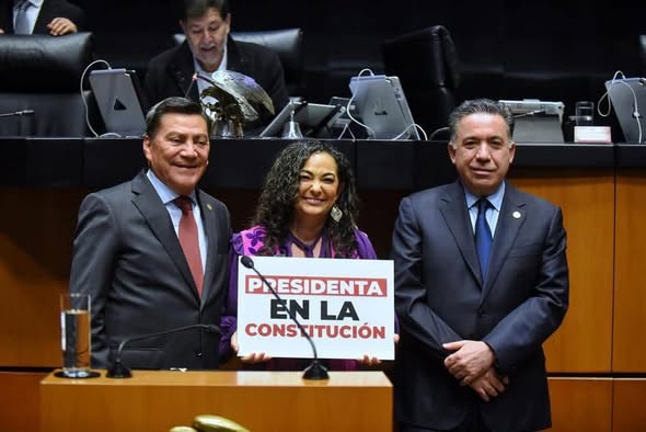 Tamaulipas con Olga Sosa, llevan a la Presidenta con A a la Constitución