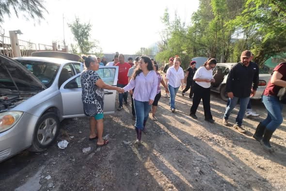 Apoyan legisladoras a la población damnificada en Reynosa