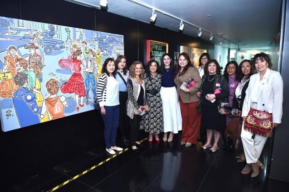 Inauguran en el Senado la exposición “La fuerza de las flores” de la artista Aisha Sufé