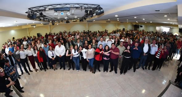 Olga Sosa informa a El Mante, las reformas constitucionales de cara al Pueblo