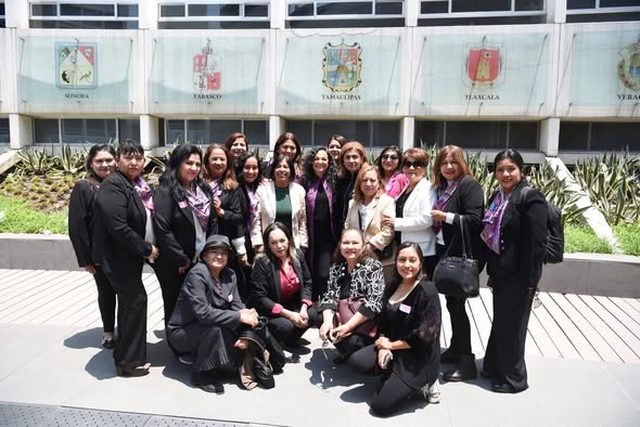 Senadora Olga Sosa Ruiz sostiene productiva reunión con la Red de mujeres Periodistas de Tamaulipas en el Senado de la República