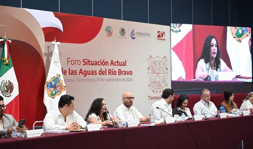 Prioridad garantizar el derecho humano al agua señala Olga Sosa en el foro Situación Actual de las Aguas del Río Bravo