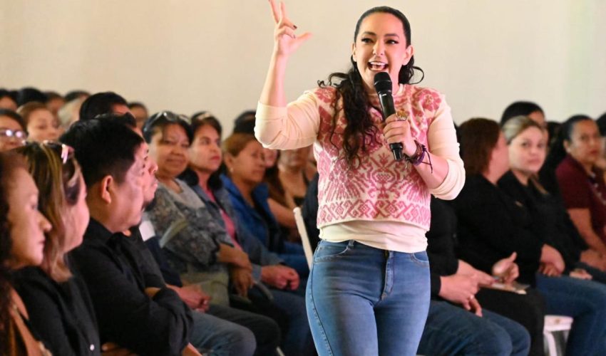 Olga Sosa: seguimos el ejemplo de la presidenta Claudia Sheinbaum, informar y estar con la gente